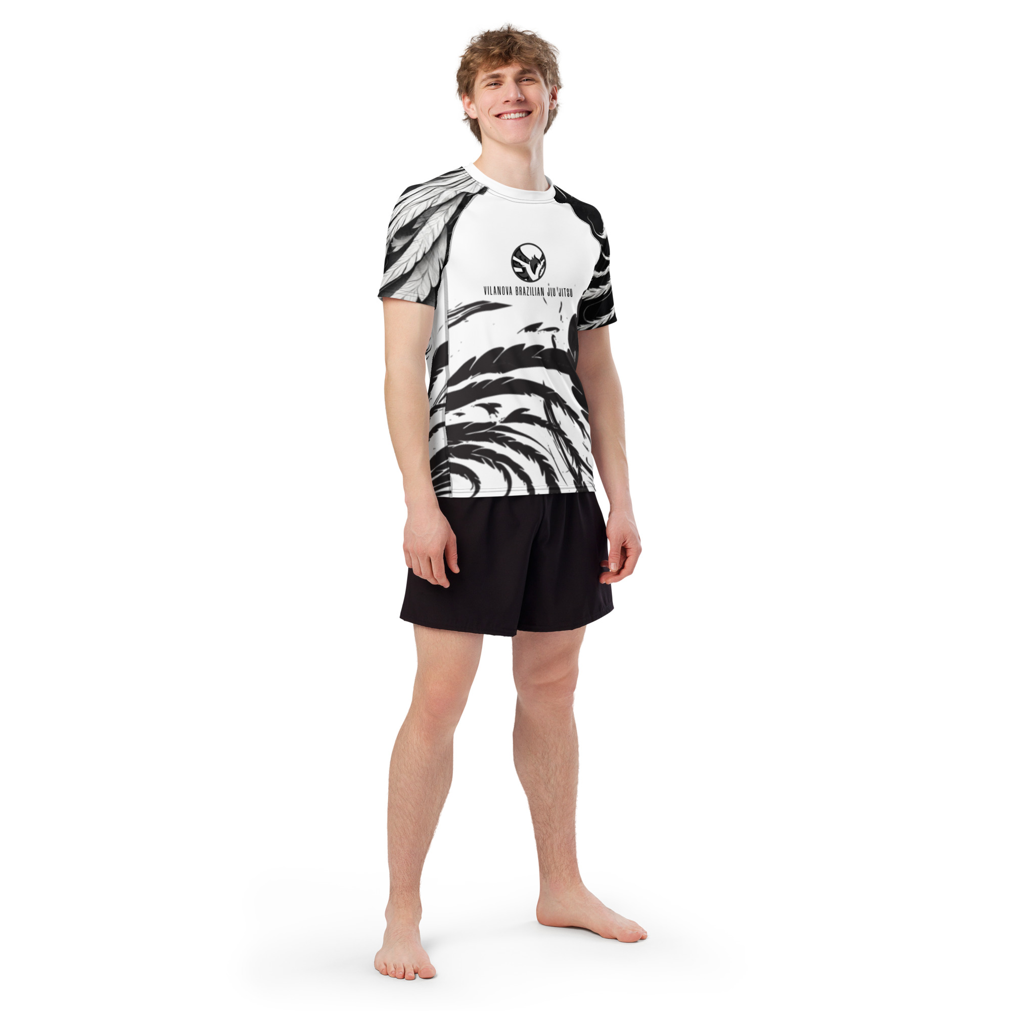 Men's Rash Guard - Phoenix White