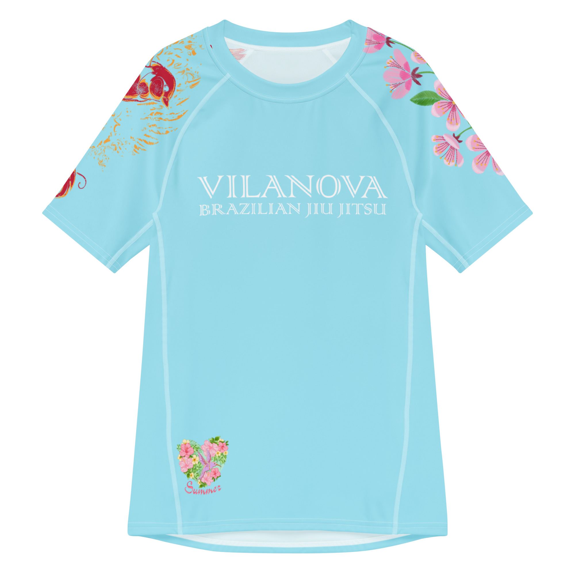 Women's Rash Guard - Blue Summer
