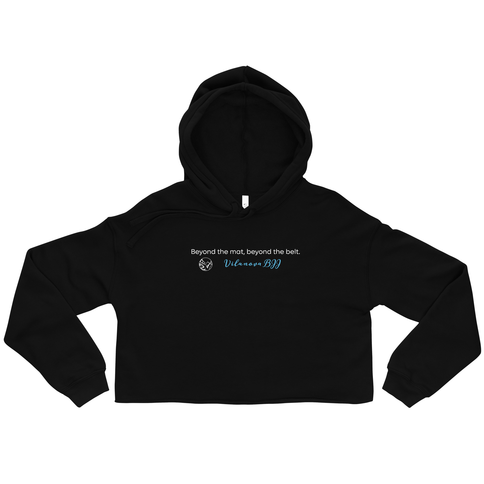 Crop Top Hoodie "Beyond the Mat"