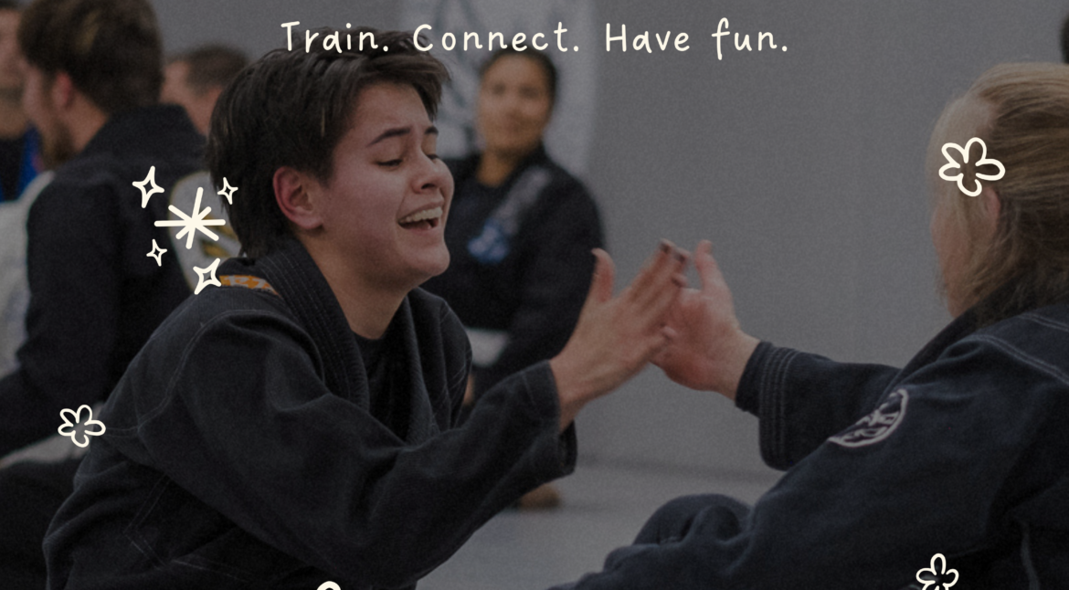 Professor Liz and Coach Mia ready to train at Vilanova BJJ Women’s Only Friday class in Camarillo, California