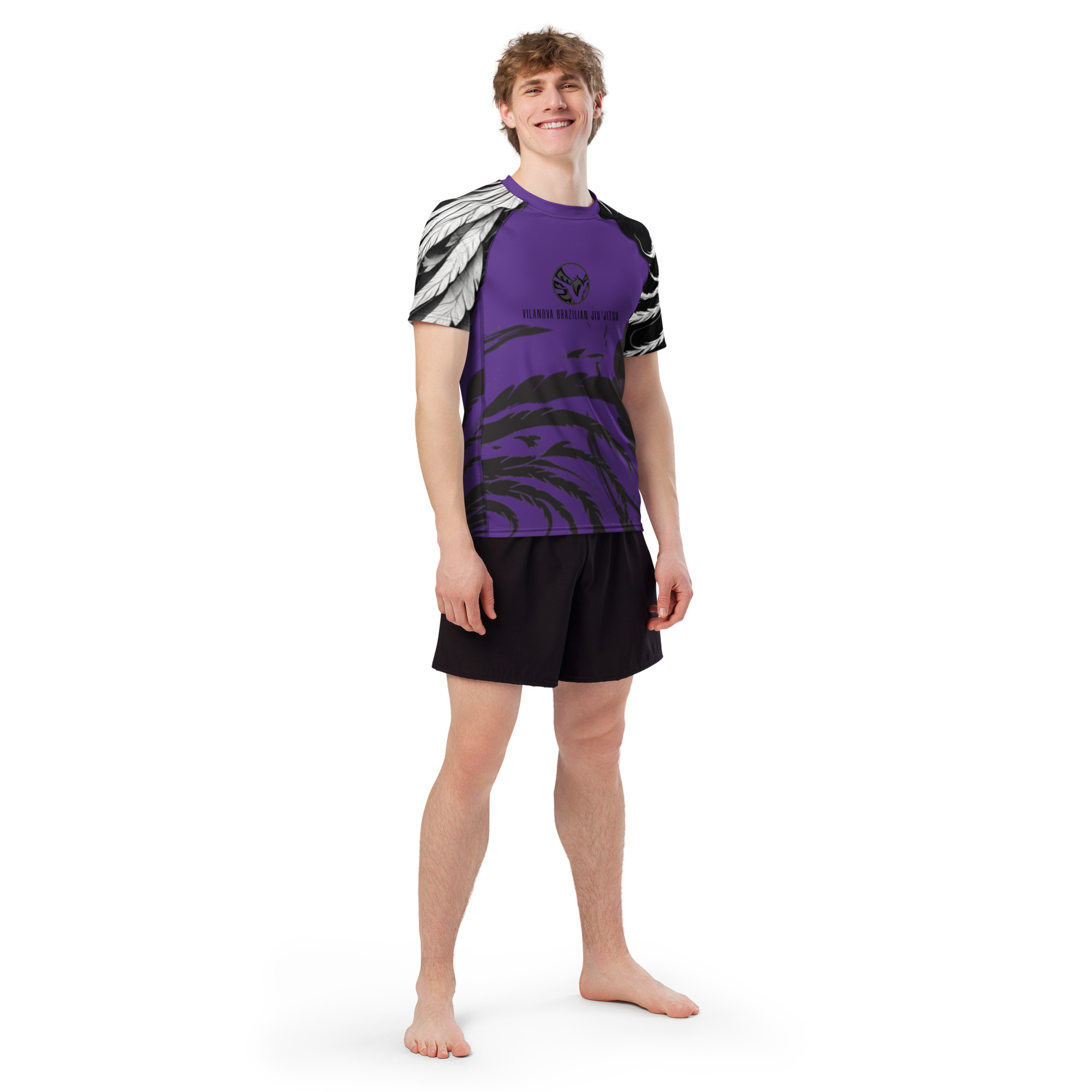 Men's Rash Guard - Phoenix - Purple